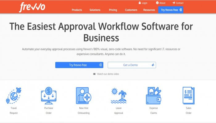 frevvo business process automation software