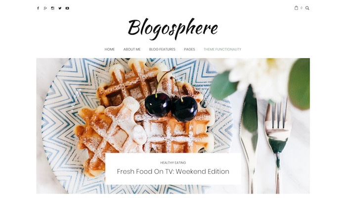 Responsive Food Blog WordPress Themes