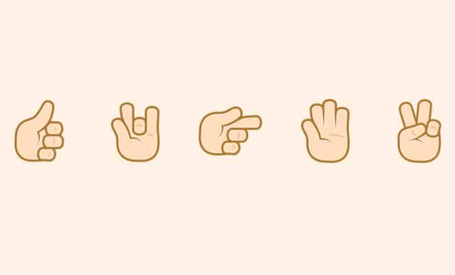 hand signals voca emoji